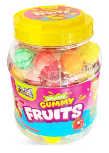 SWEET FLASH GUMMY FRUITS JAR 18G (6X60)