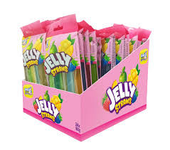 SWEET FLASH JELLY STRAWS 160G (24)