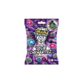 BRAIN BLASTERZ SOUR CHEW BITEZ 100G (12)