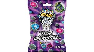 BRAIN BLASTERZ SOUR CHEW BITEZ 100G (12)