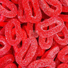 DAMEL STRAWBERRY RINGS (1KG)