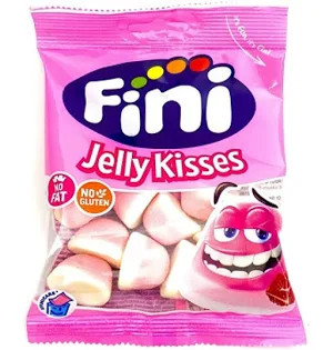 FINI CSOM. STRAWBERRY KISSES 75G (12)