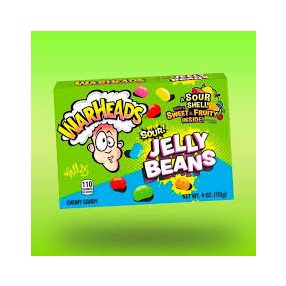 WARHEADS JELLY BEANS 113G (12)