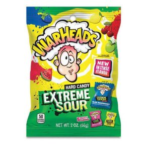 WARHEADS ASSORTED SOUR 56G (12)