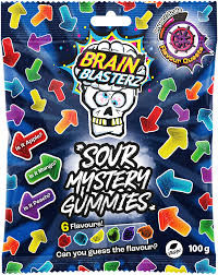 BRAIN BLASTERZ MYSTERY GUMMIES 100G (16)