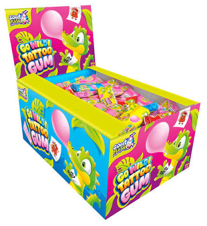 SWEET FLASH GO WILD TATTOO GUM (6*200)
