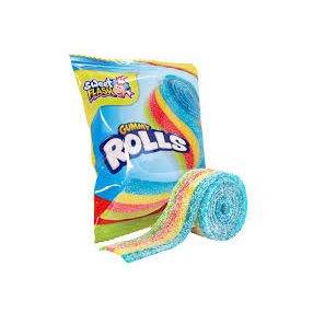 SWEET FLASH GUMMY ROLLS 20G (6*24)